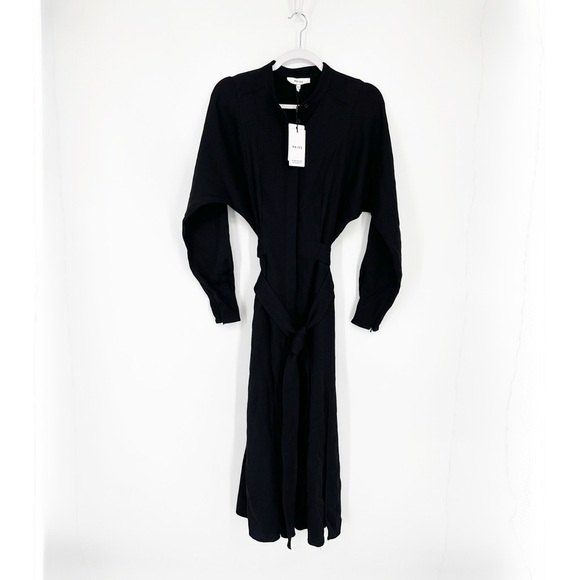 NWT REISS- Darcy Belted Midi Shirt Dress - Picture 3 of 9